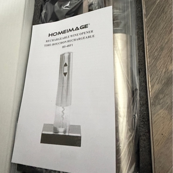 Homeiage Rechargeable Wine Bottle Opener New - Picture 4 of 6